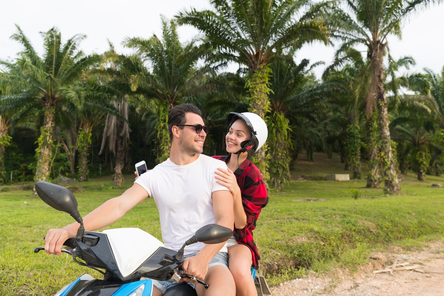 Rent a motorbike and explore the island.